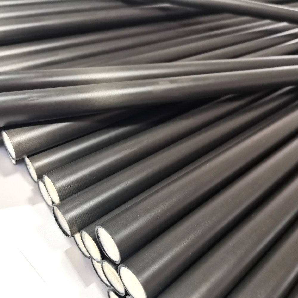 11.5mm carbon fiber pool cue shafts tube, protapered cue blanks with foam filling