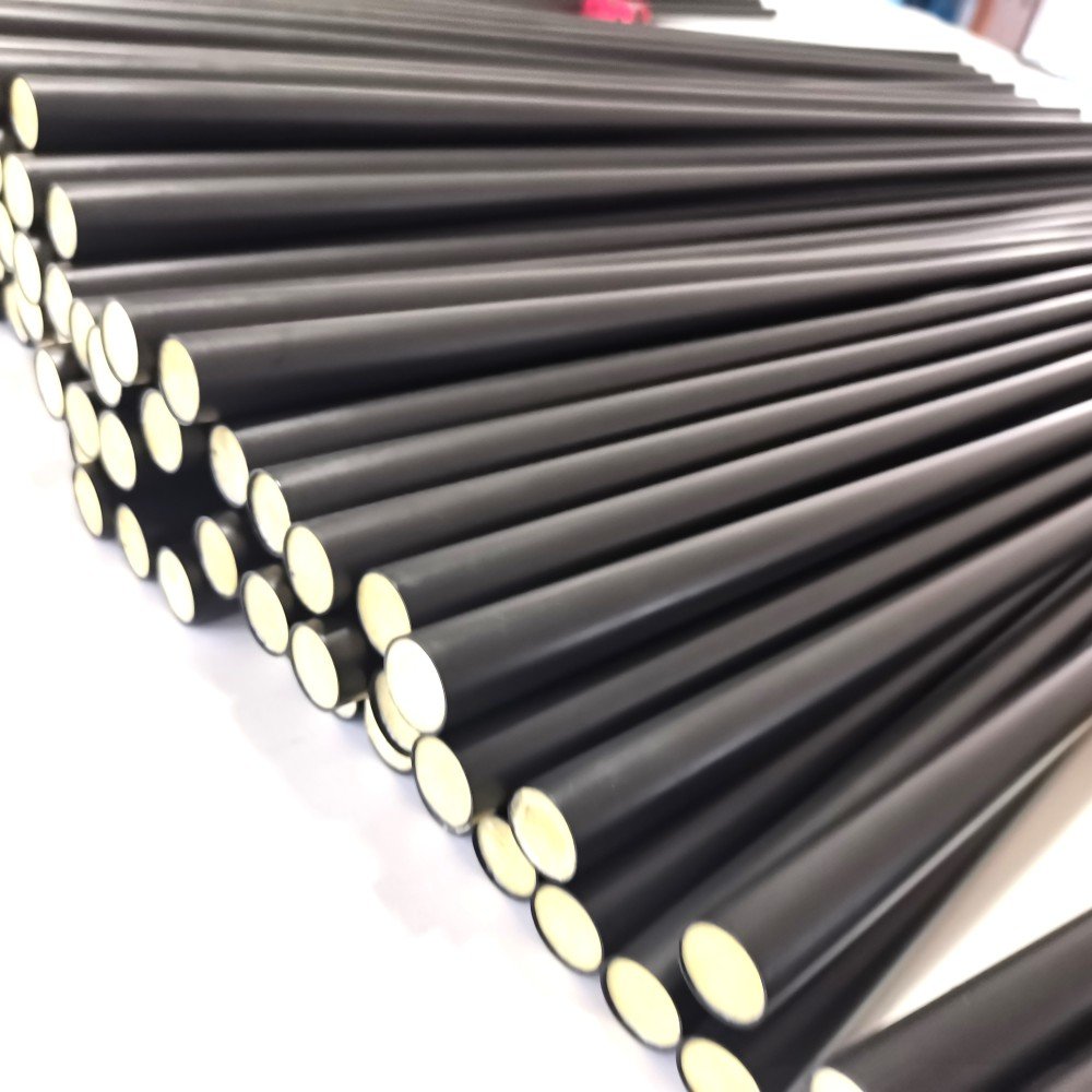 11.5mm carbon fiber pool cue shafts tube, protapered cue blanks with foam filling