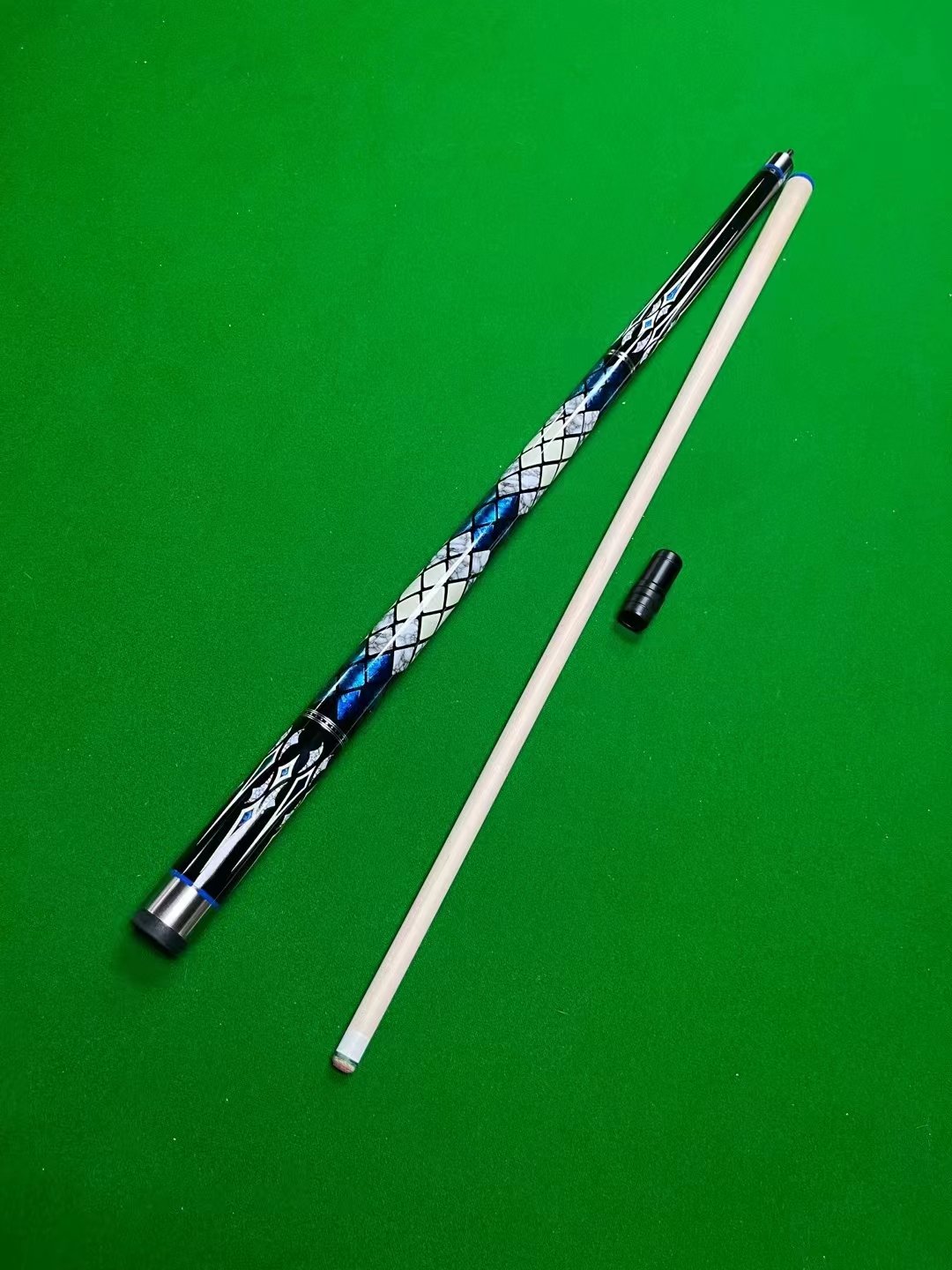 TQG-03 New Arrival American Nineball Snooker Cue Stick 1/2 Joint Pool Table Stainless Steel Joint Maple Butt 13mm Break Cue