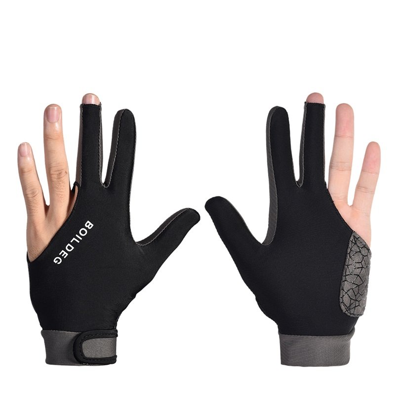 HBG 1044 Professional 3 Finger Snooker Gloves Anti Slip Blue Billiard Pool Gloves Breathable fast deliver