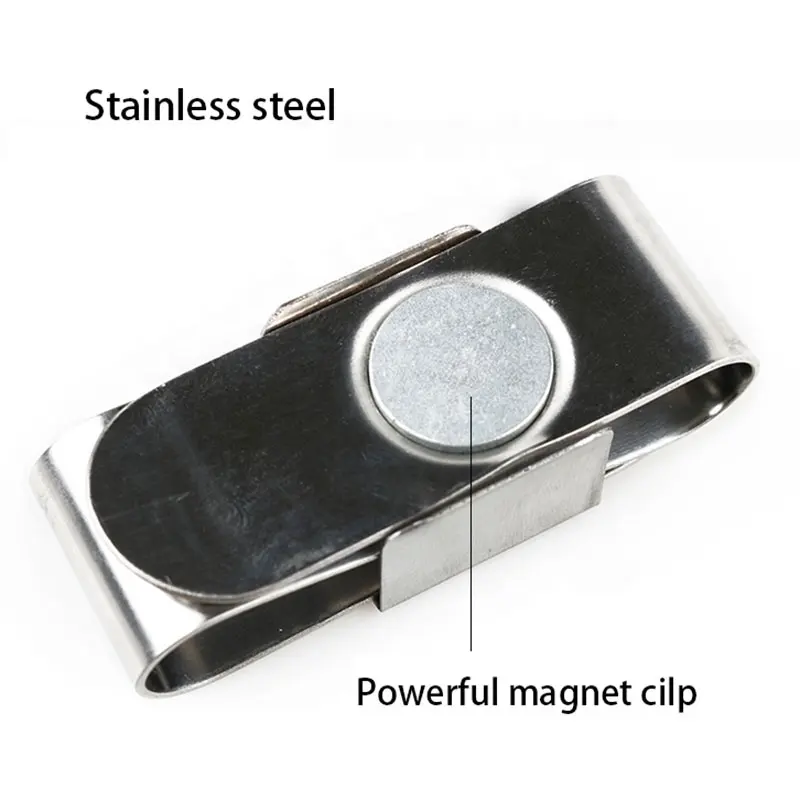 High Quality Portable Professional Magnetic Stainless Steel Chalk Holder Clip For Snooker/Billiard Pool table