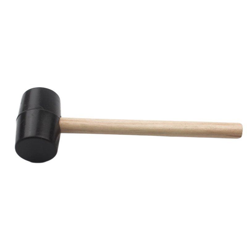 2024 NEWEST White Rubber Mallet ,Heavy Duty Rubber Head Hammer with Wood Handle