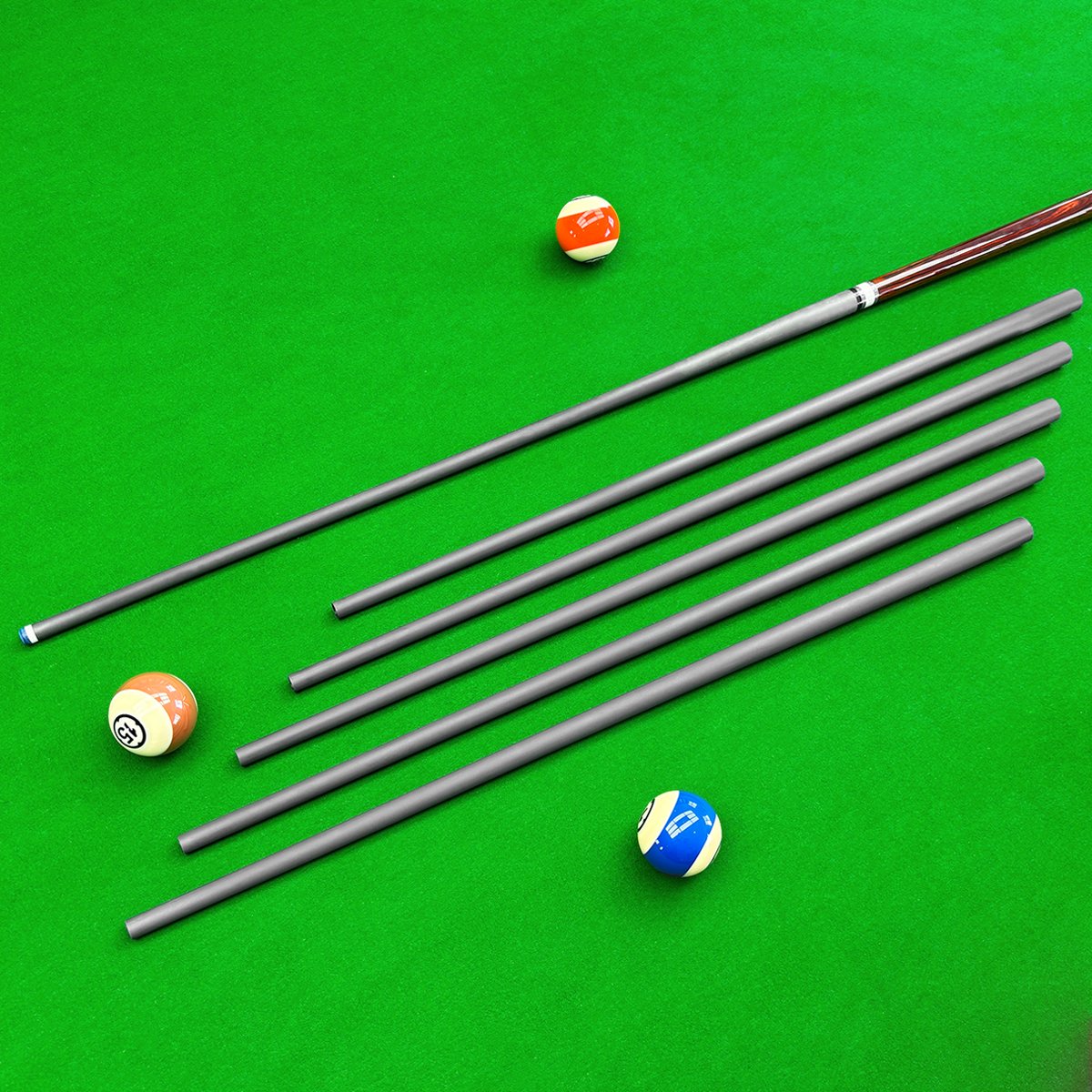 Two-Piece carbon fiber cue stick for snooker & billiard sports for use pool stick cues games
