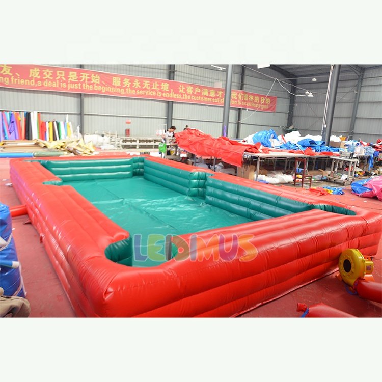 Factory Bespoke Inflatable Arena Games Snooker Table Ball Game Giant Pool Table Game Billiard for Sale