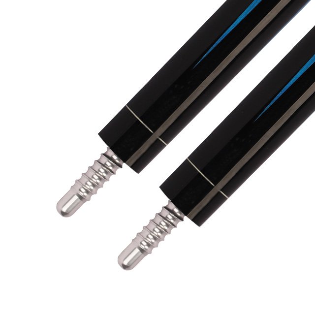 No.20-ZY Custom Carbon Fiber Pool Cue Stick 12.4mm Tip with Stainless Steel Joint for Snooker & Billiard Punch Cues