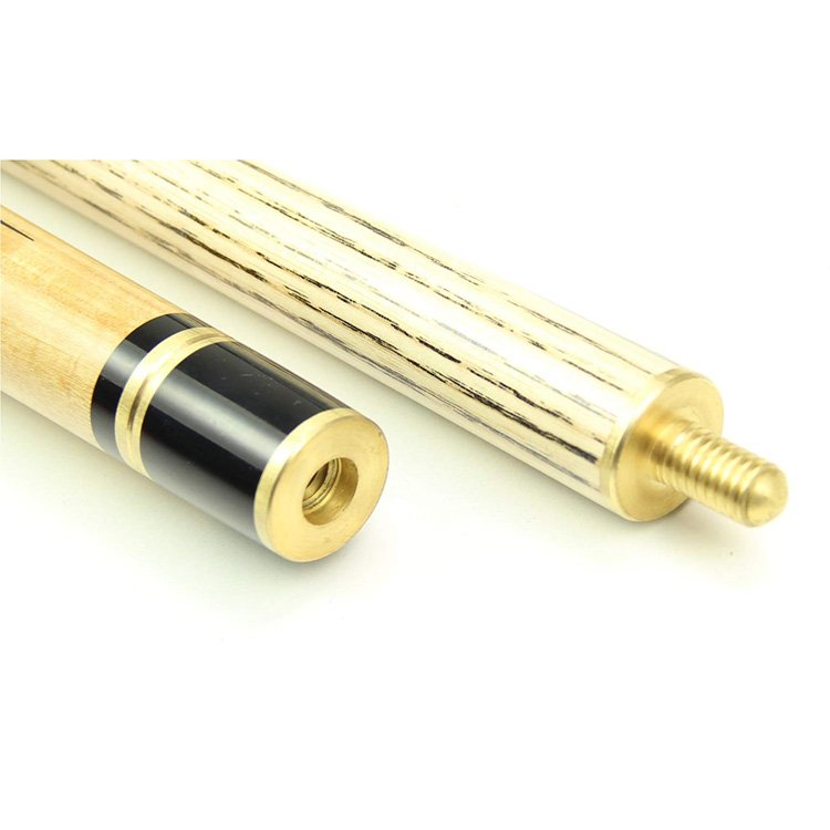 8 Ball Adjustable 4pc Ash Snooker Pool Cue - 9.5mm Tip