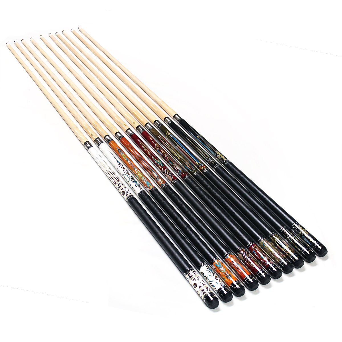 xikuno Best selling quality maple wood billiards pool cue with 13mm cue for sale