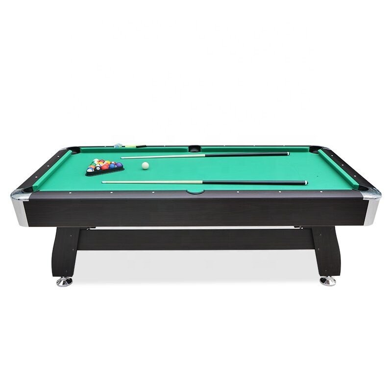 Manufacturer price indoor leisure sports 8 ball pool table snooker billiard table 6ft 7ft 8ft