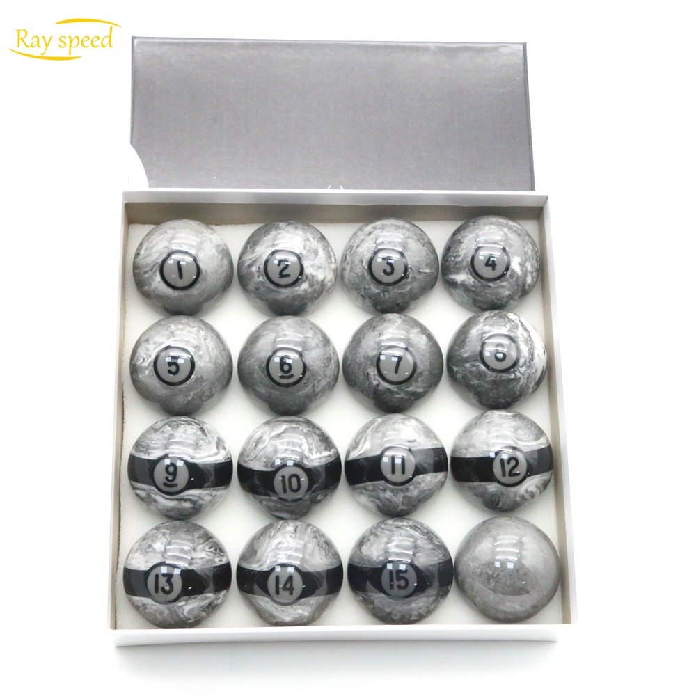 Rayspeed Billiard Ball Set Regulation Size 2-1/4 Inch American Style Pool Ball Set Complete 16 Balls Pool Table Accessories