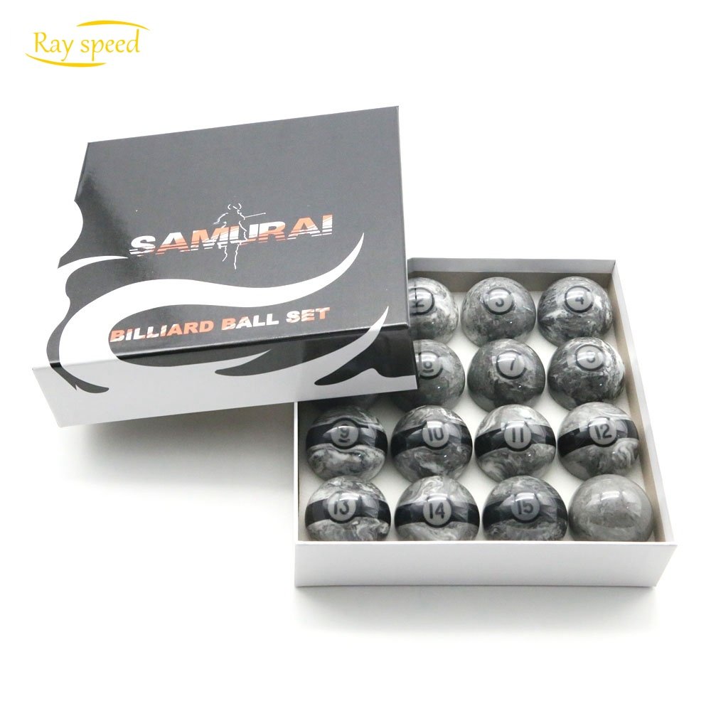 Rayspeed Billiard Ball Set Regulation Size 2-1/4 Inch American Style Pool Ball Set Complete 16 Balls Pool Table Accessories