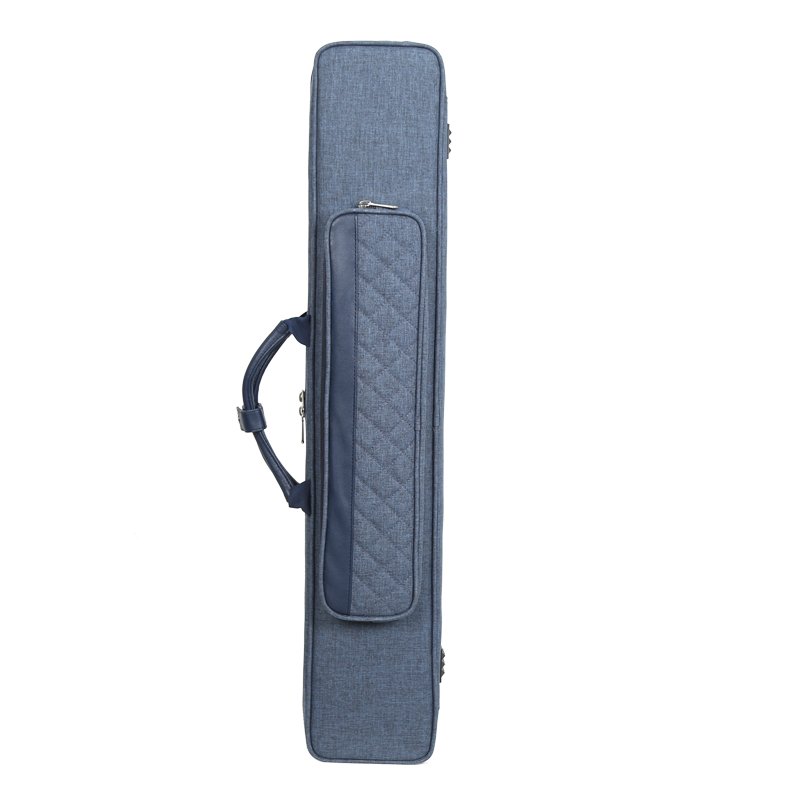 Custom professional factory sells Billiard cue bag double shoulder straps snooker cue bag pool cue carrying case soft