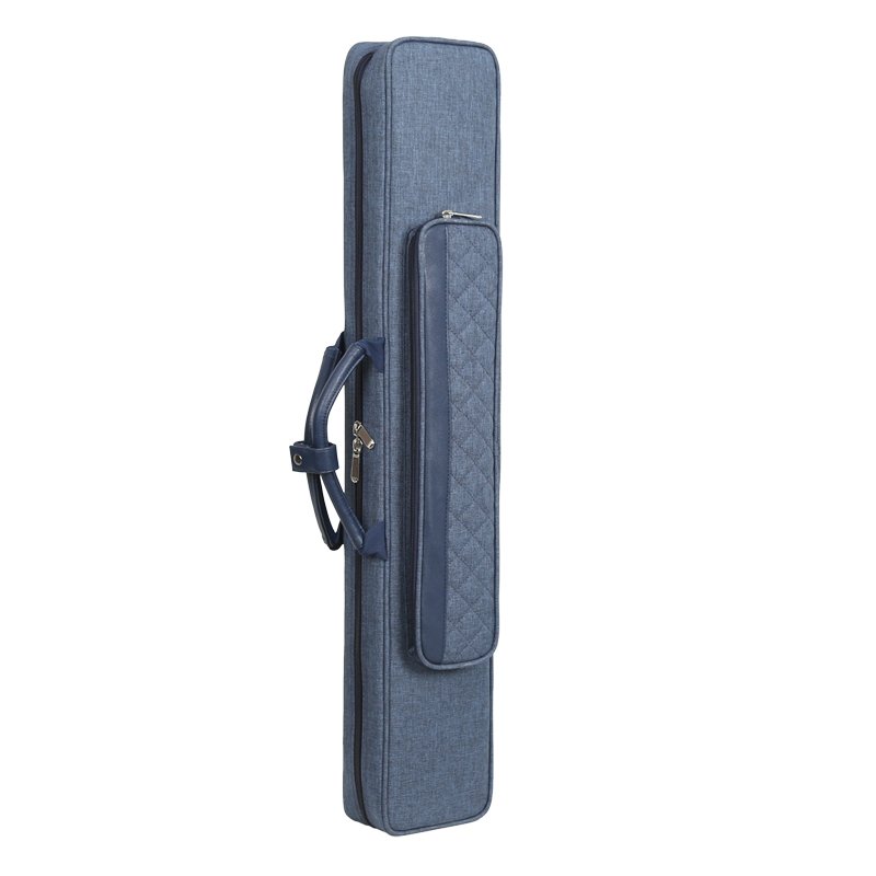 Custom professional factory sells Billiard cue bag double shoulder straps snooker cue bag pool cue carrying case soft
