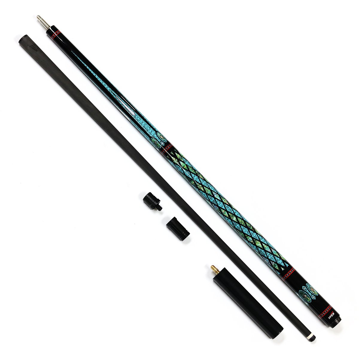 xikuno High Quality YFen New Design Carbon Fiber Shaft & Ebony Butt Billiard Pool Cues For Sale