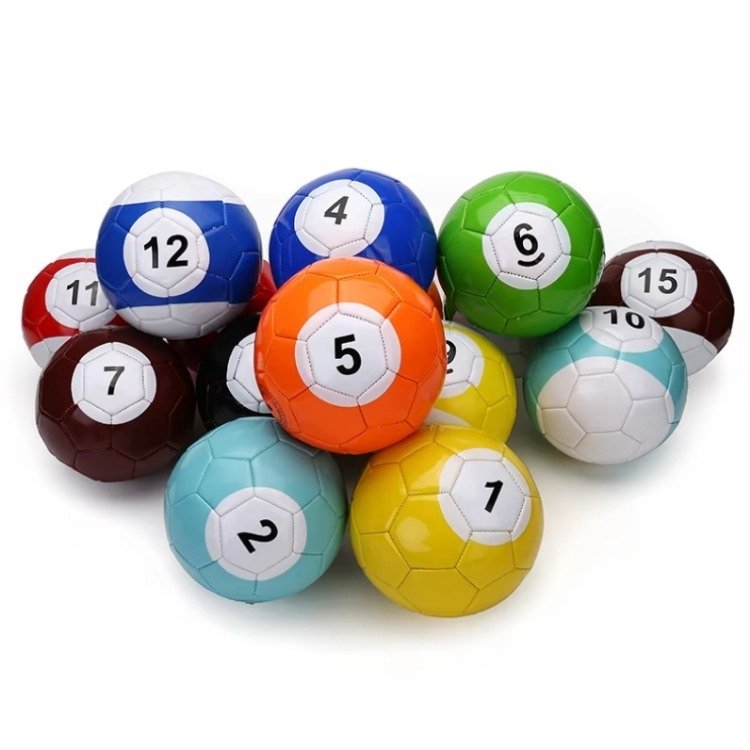 Size No 2 3 4 5 Billiard Snook Soccer Ball Football Full Set Snookball Snooker Street Game Sport Toy Poolball 16 Pcs