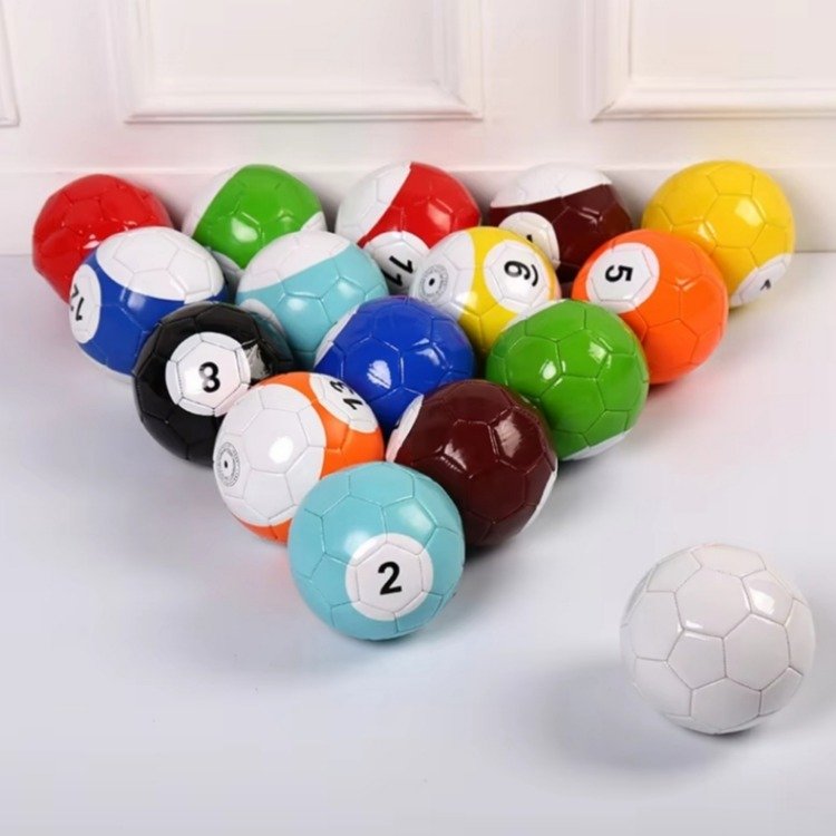 Size No 2 3 4 5 Billiard Snook Soccer Ball Football Full Set Snookball Snooker Street Game Sport Toy Poolball 16 Pcs
