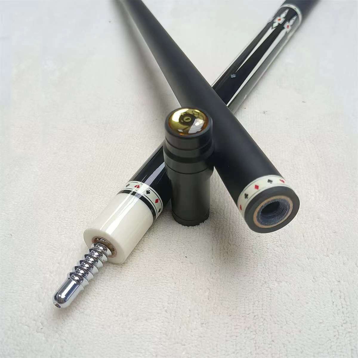 Premium High-End Leadsuper 100% Carbon Fiber Shaft 1/2 Billiard Pool Cue with10 11.5 12.5mm Cue Tip
