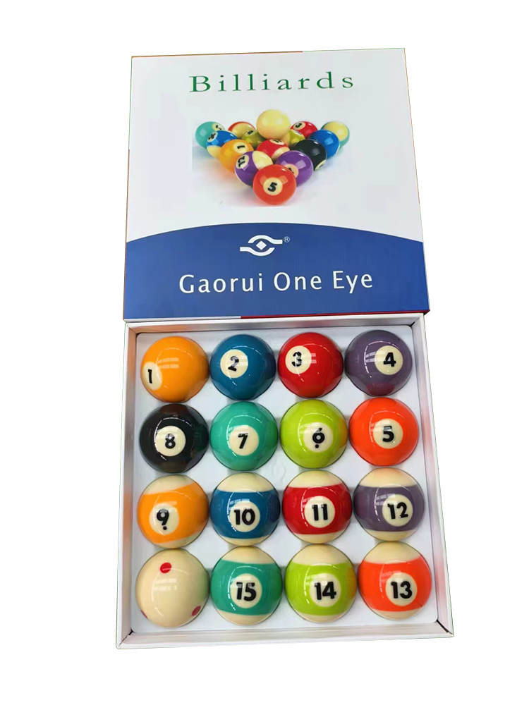 Gaorui 57.2mm One-Eye Resin Snooker & Billiard Ball Set for Tournament Use