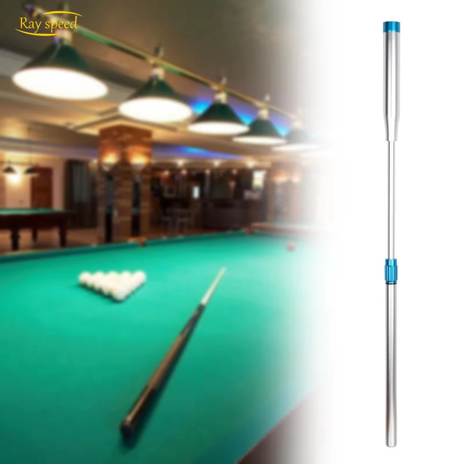 Rayspeed Billiards Pool Cues Extension Aluminum Professional Billiard Cue Telescopic Adjustable Extension for Snooker Cues