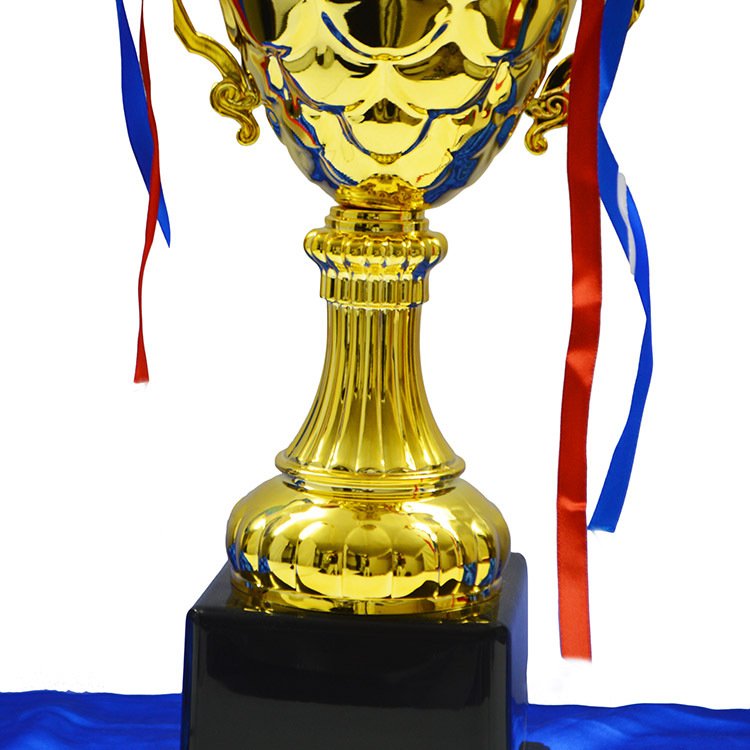 Custom New design metal gold Billiards trophy popular figurine Snooker trophy awards with large cup for champion club league