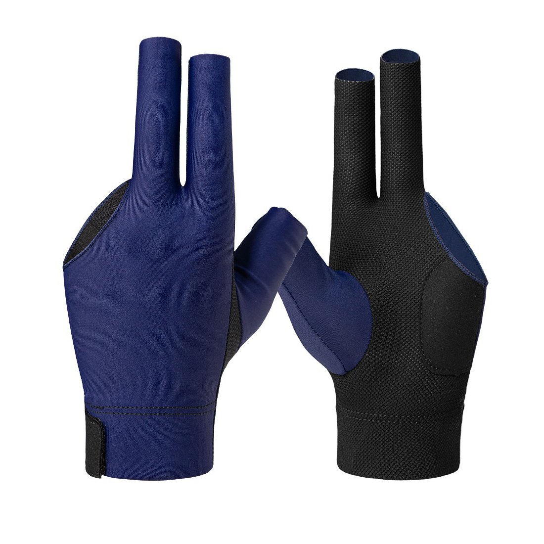 Wholesale Custom Billiards Gloves Non Slip Pad 3 Fingers Pool Cue Snooker Gloves For Left
