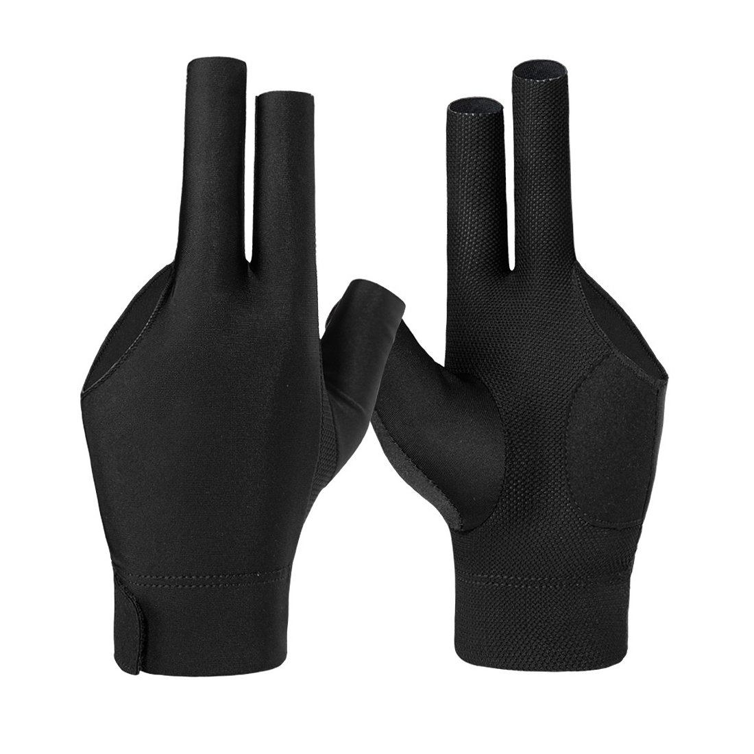 Wholesale Custom Billiards Gloves Non Slip Pad 3 Fingers Pool Cue Snooker Gloves For Left