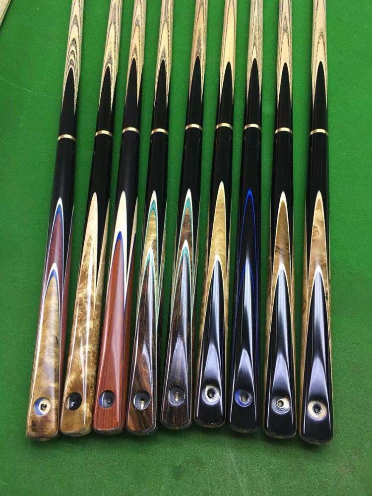 professional very straight snake wood handmade snooker cue