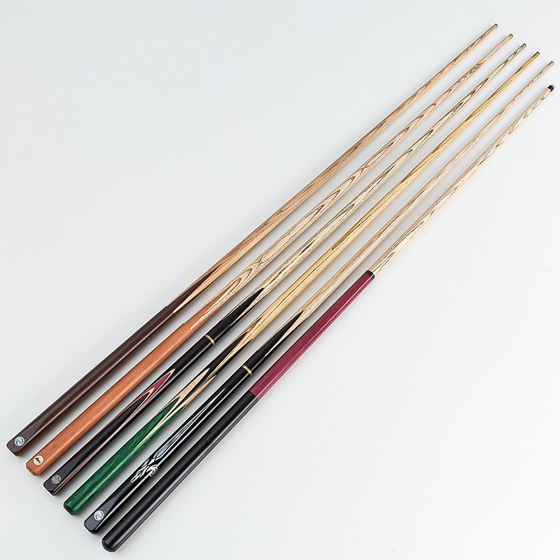 Factory sales ash wood snooker cue cheap tacos de billar 9.5mm tip One Piece Cue