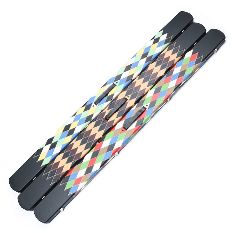 Three slot cue box, billiards cue box, snooker black eight barrel bag, small head cue box, tube bag accessories