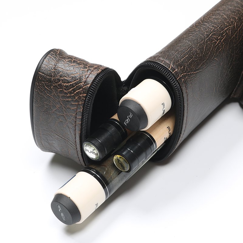 PU high-end billiard club barrel, four hole pole barrel, nine ball pole, American style pole box, black 8-pole bag, four holes