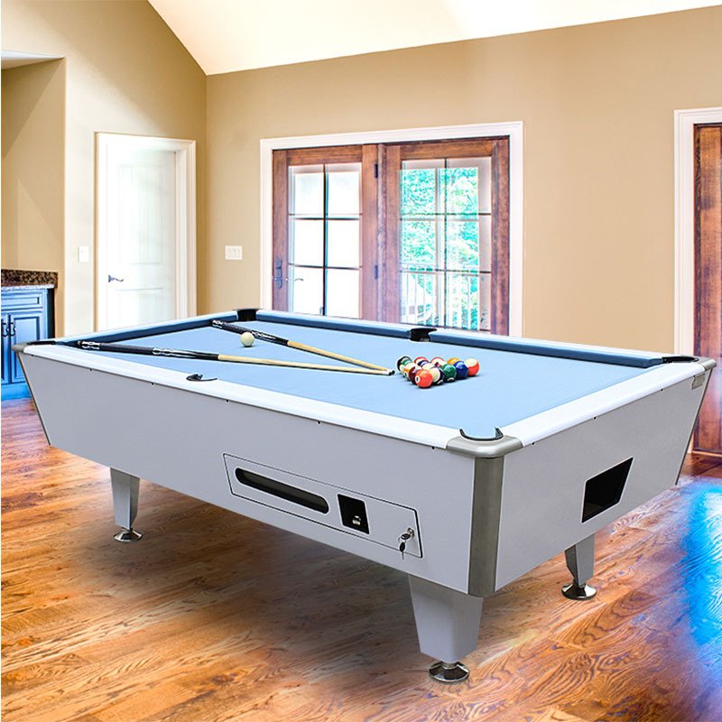 High Quality Leisure Entertainment Commercial 7Ft 8Ft Snooker Table Coin Operated Pool Table With Billiards Accessories Gift