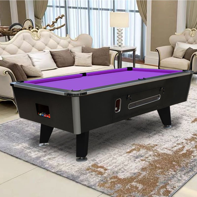 High Quality Leisure Entertainment Commercial 7Ft 8Ft Snooker Table Coin Operated Pool Table With Billiards Accessories Gift