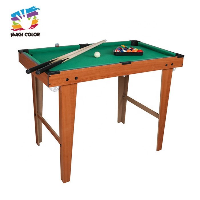 2017 Wholesale cheap kids mini wooden snooker table high quality children indoor wooden billiard snooker table for sale W11A032