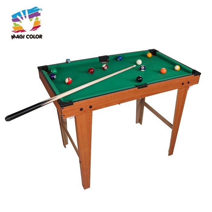 2017 Wholesale cheap kids mini wooden snooker table high quality children indoor wooden billiard snooker table for sale W11A032
