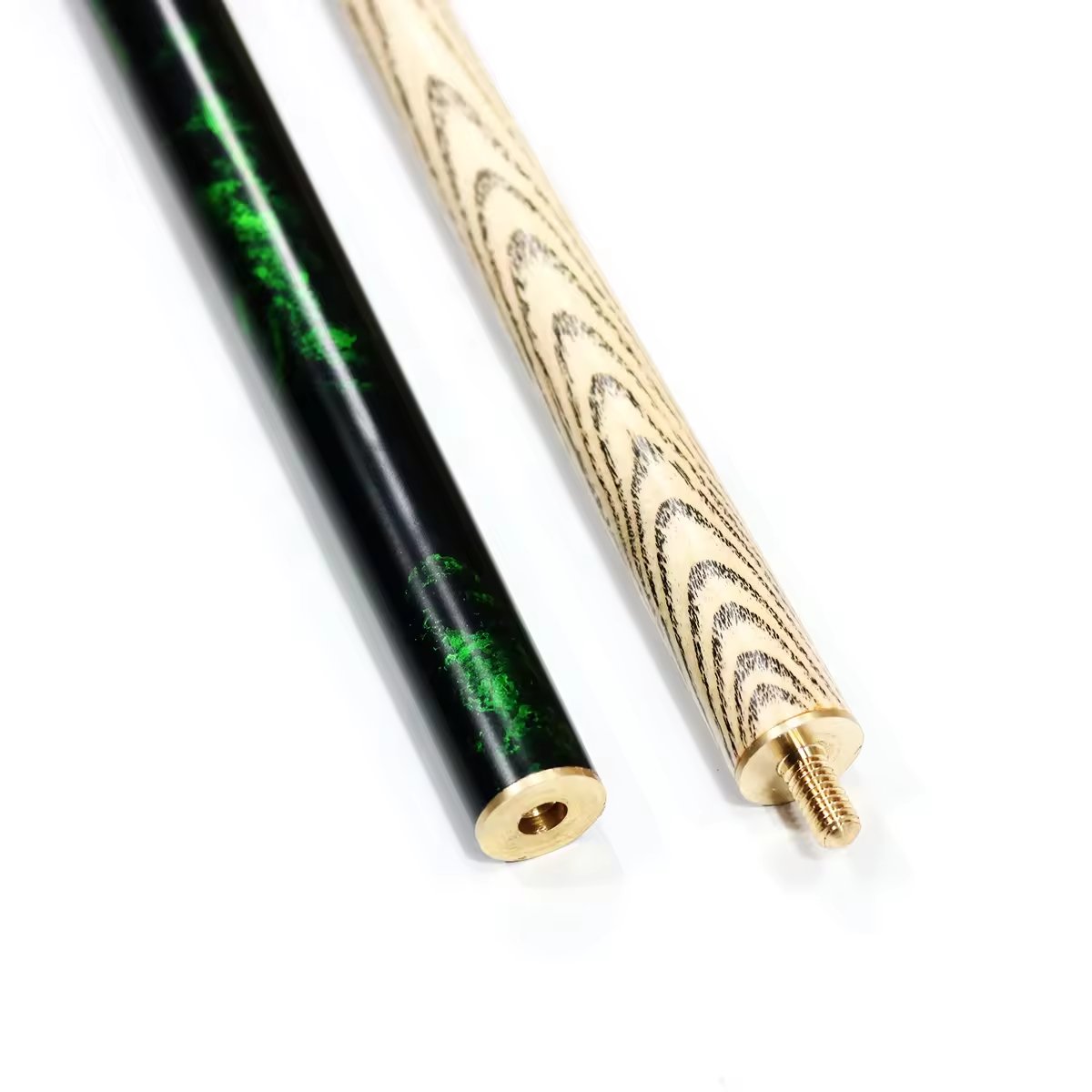 Hot Sell Ash Wood 57" 1/2 Jointed 10mm Cue Tip Billiard Snooker Pool Cue Stick