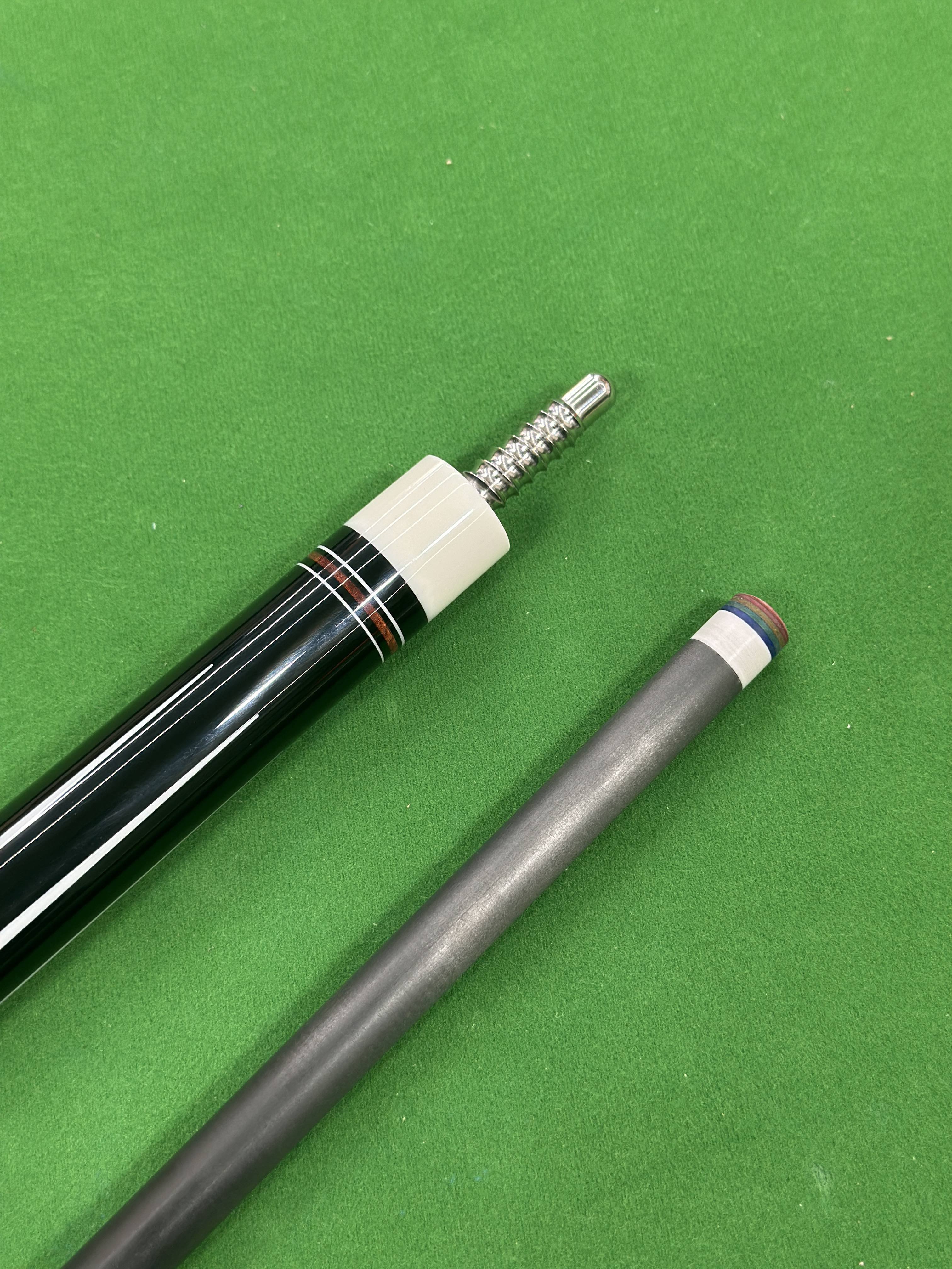 New&Hot sell professional PRO shaft lower deflection raphite pool full carbon fiber billiard cue