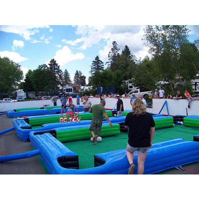 Custom giant inflatable human billiards pool table inflatable snooker ball field for kids