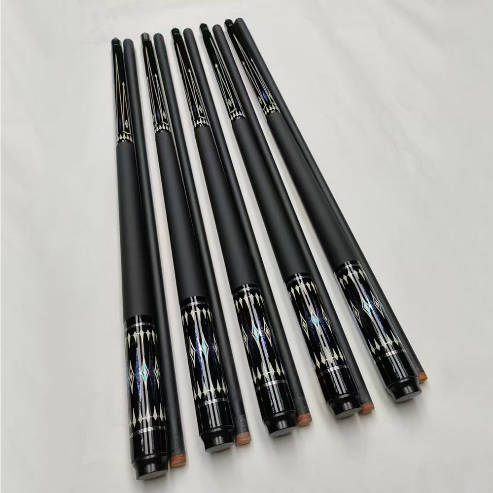 High Quality Carbon Fiber Pool Cue Shaft Custom 58 inches stick 1/2 split snooker Carbon Fiber billiard cue
