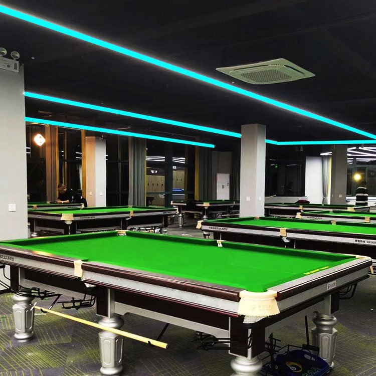 Modern Rectangular Hanging Light Decorative billiard room square Pendant Lamp Snooker Chandelier Led Linear Light