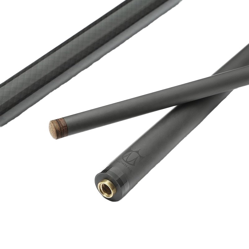 For sale top grade pure carbon fiber 58 inch pool cue stainless steel interface quick lock tight snooker pool cue 11mm-12.5mm