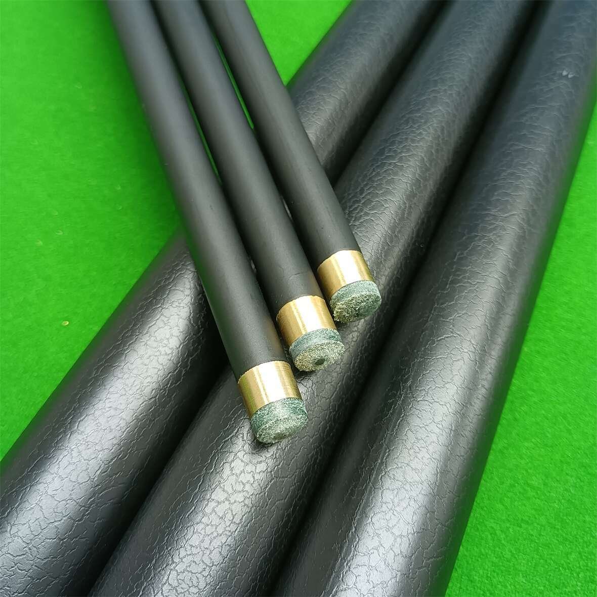 China Cues Stick Manufacturers Best Brand 1 Piece Ash Wood Tiger Black Or White Billiard Snooker Cues With Extention