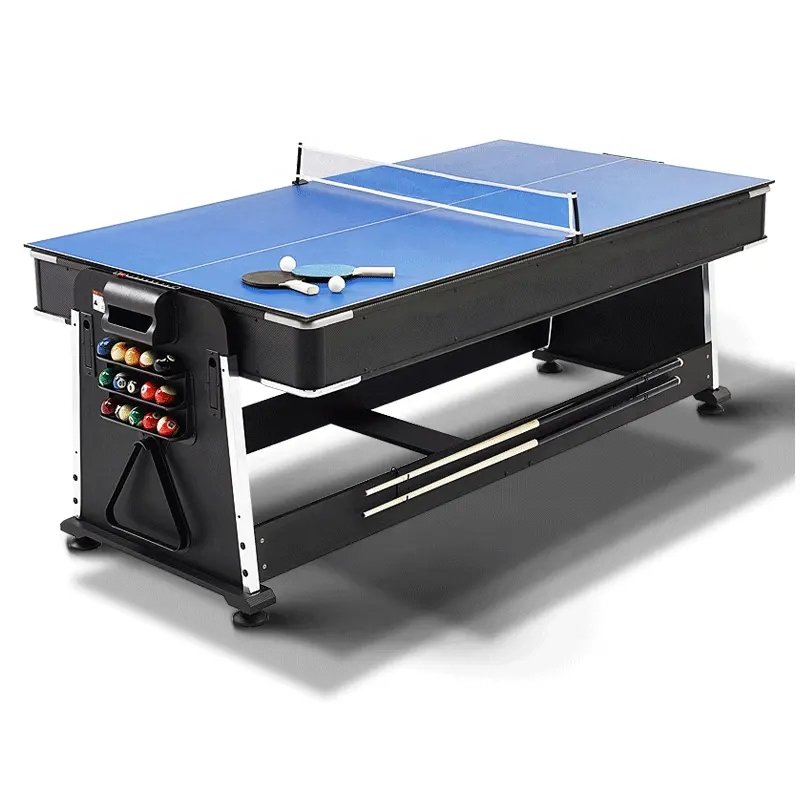 Multifunctional game table snooker table 4 in 1 billiard pool table with Auto ball Return System