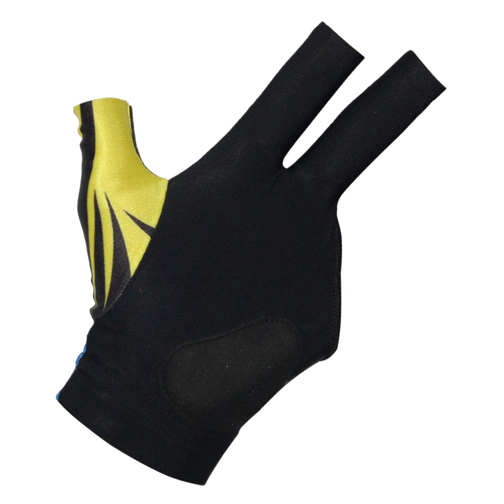 Wholesale Comfortable Unisex Snooker Cue Gloves 3 Fingers Non-Slip Pool Table Gloves Custom Logo Breathable Billiards Gloves