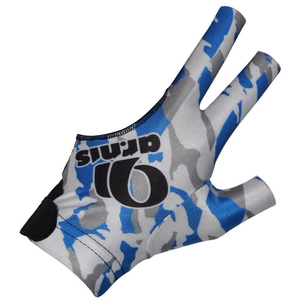Wholesale Comfortable Unisex Snooker Cue Gloves 3 Fingers Non-Slip Pool Table Gloves Custom Logo Breathable Billiards Gloves