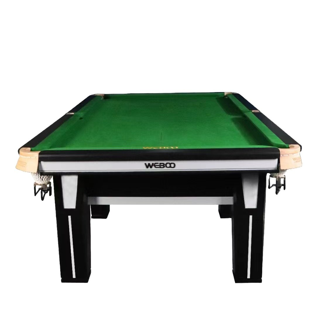 Wholesale Chinese Snooker 8 Ball Billiard Table Solid Wood Steel Cushion Slate Bed Pool Table