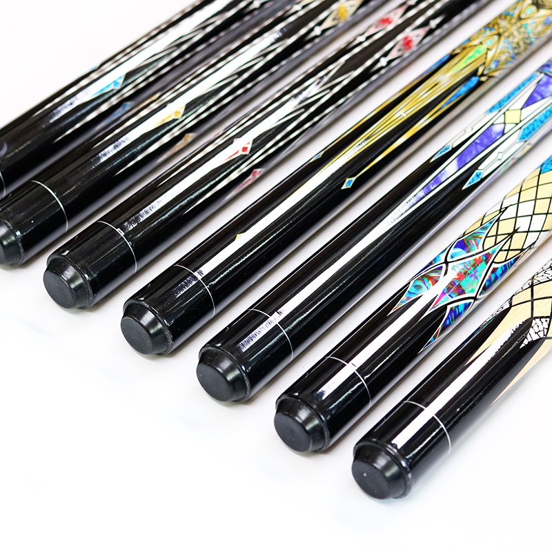 xikuno hot selling hybrid model 58 inch billiard maple pool cue with 13mm cue for sale