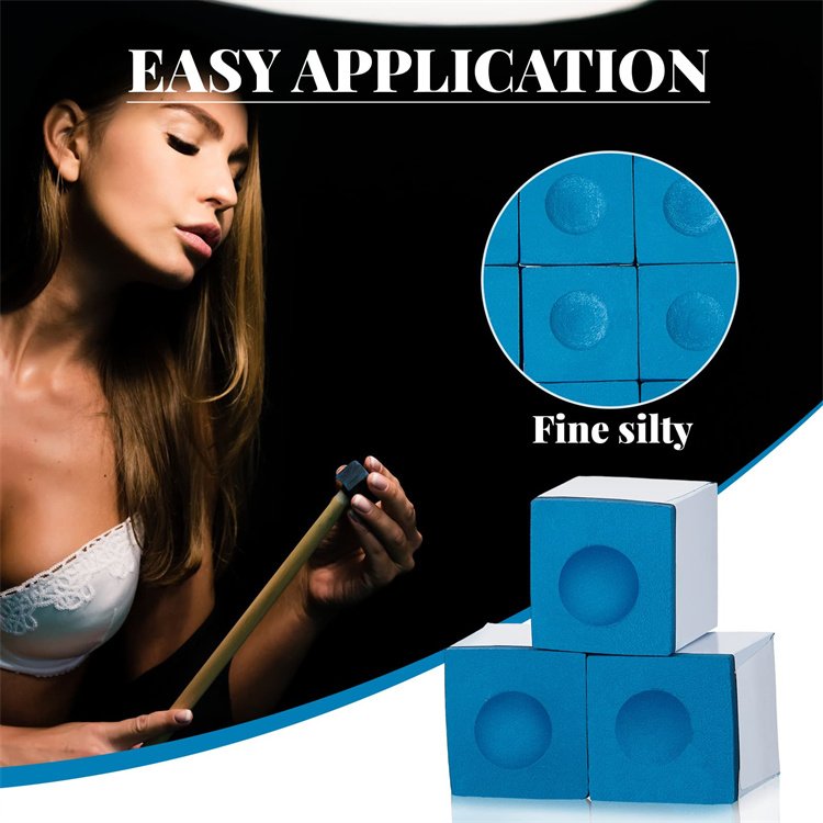 Custom Professional Round Master Pool Stick Cues Billiard Chalk For Billiards