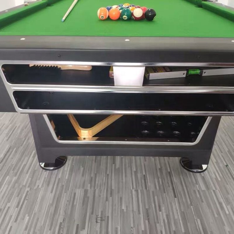 2024 Bojue Factory 8ft 9ft High Quality Wool Cushion Material Snooker Table Pool with Automatic Ball Return System