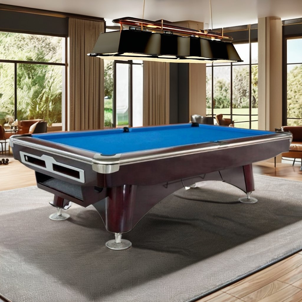 2024 Bojue Factory 8ft 9ft High Quality Wool Cushion Material Snooker Table Pool with Automatic Ball Return System
