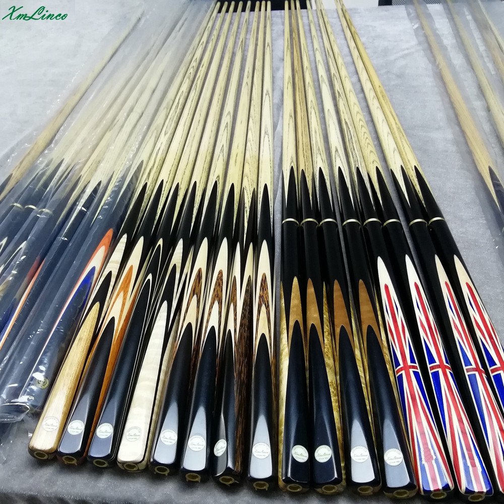 Xmllinco hotsale handmade inlay snooker cues