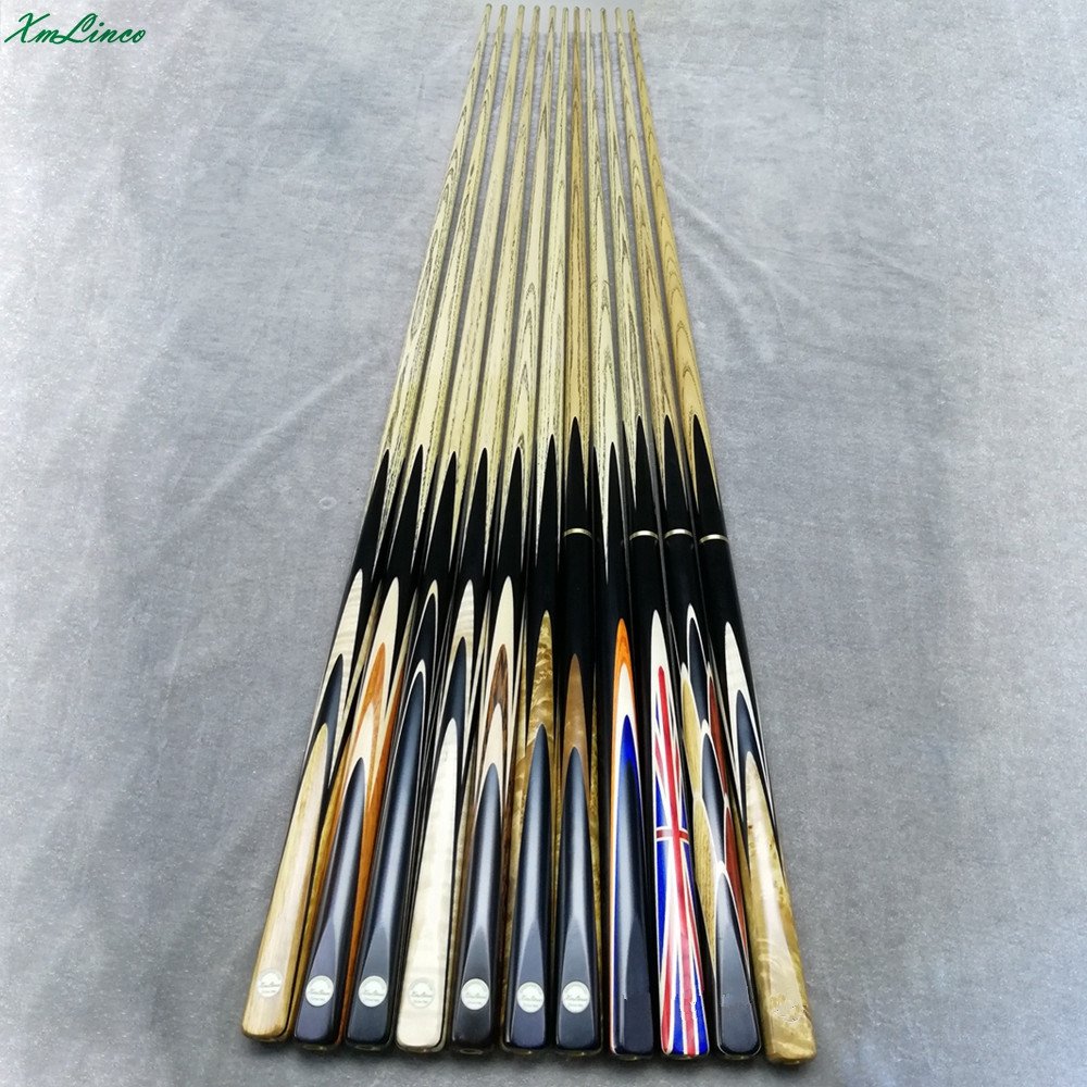 Xmllinco hotsale handmade inlay snooker cues